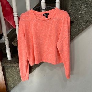 New look top in neon Orange size small. Cropped